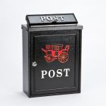 Littlemead Aluminium Mail Box with Stagecoach Motif